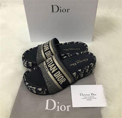 christian dior platform slides|knock off christian dior slides.